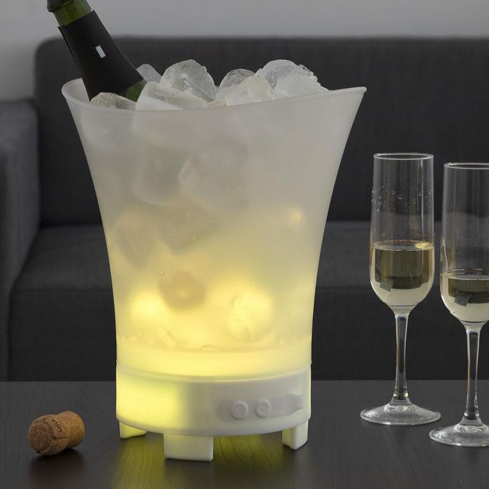 Cubitera LED con Altavoz Recargable Sonice InnovaGoods 4