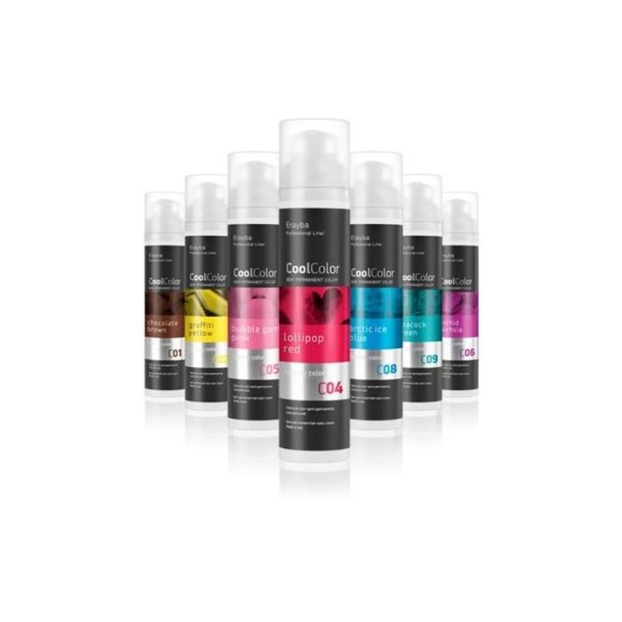 Erayba Cool Color C08 Arctic Ice Blue 100ml - Crema de Color Semi-Permanente, Intenso y Vibrante para Cabello Brillante y Sano Erayba Cool Color C08 Arctic Ice Blue 100ml - Crema de Color Semi-Permanente, Intenso y Vibrante para Cabello Brillante y Sano