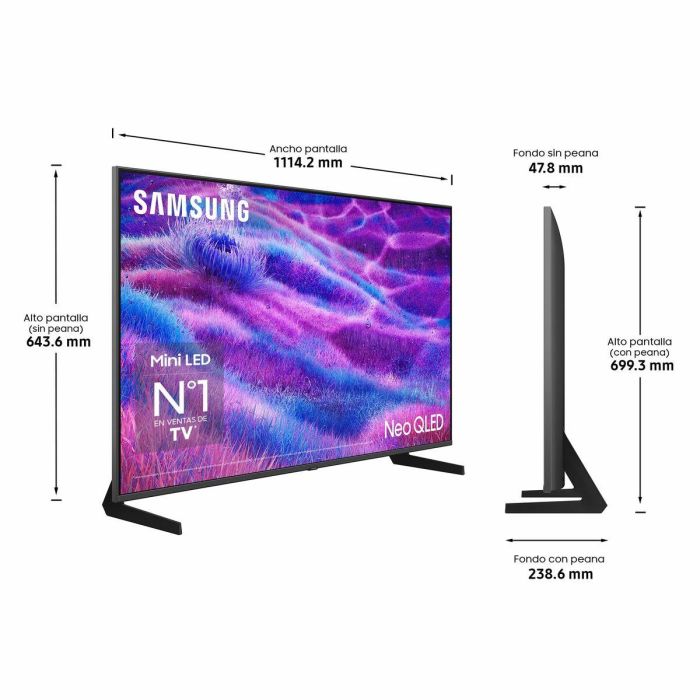 Smart TV Samsung TQ50QN80FAUXXC 50" 4K Ultra HD HDR Neo QLED 2