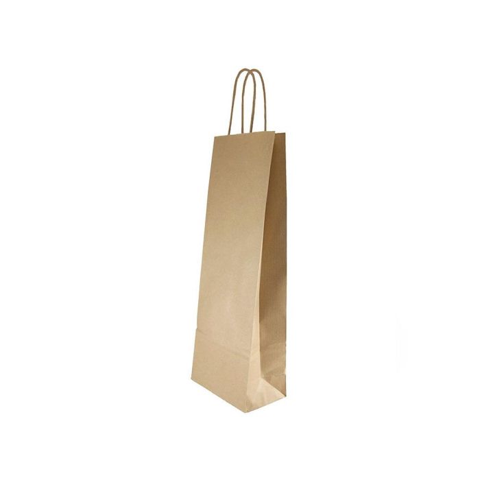 Bolsa Kraft Basika Natural Reciclado 90 gr Asa Retorcida Tamaño -'S-' 240x100x320 mm 250 unidades 2 Bolsa Kraft Basika Natural Reciclado 90 gr Asa Retorcida Tamaño -'S-' 240x100x320 mm 250 unidades 2