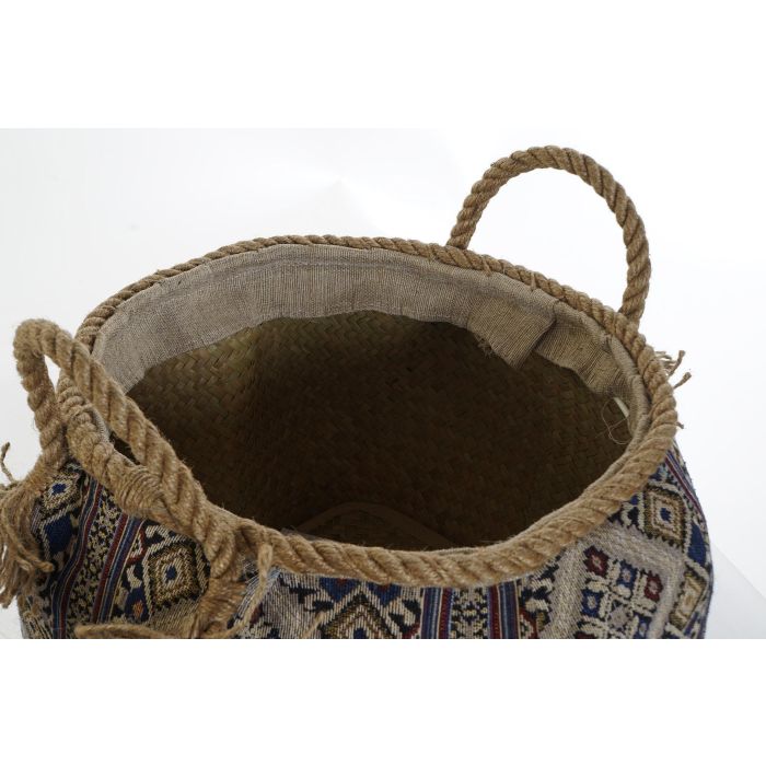 Cesta Boho DKD Home Decor Multicolor 30 x 30 x 30 cm (2 Unidades) 1 Cesta Boho DKD Home Decor Multicolor 30 x 30 x 30 cm (2 Unidades) 1