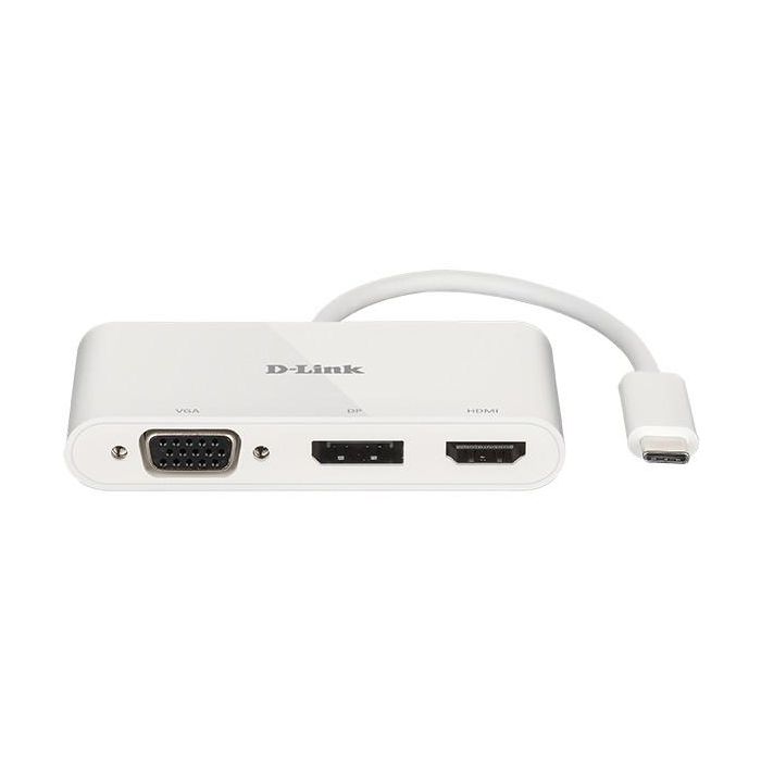 D-Link Hub Adaptador USB-C a HDMI/DisplayPort/VGA 4K Multi-Stream para 3 Monitores Simultáneos, Compatible Thunderbolt 3, Portátil 1 D-Link Hub Adaptador USB-C a HDMI/DisplayPort/VGA 4K Multi-Stream para 3 Monitores Simultáneos, Compatible Thunderbolt 3, Portátil 1