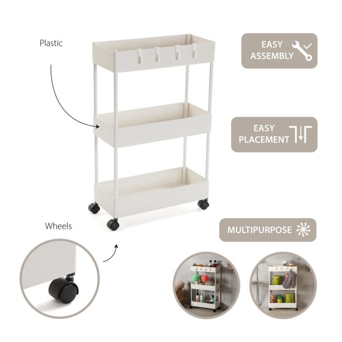 Estantería de Baño Versa Skuvoy 18 x 90 x 40 cm 5 Estantería de Baño Versa Skuvoy 18 x 90 x 40 cm 5