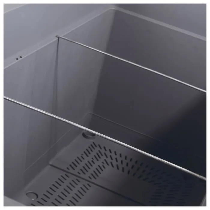 Deroma Jardinera Muret Cosmo Perla con Reserva de Agua y Ruedas - 78 cm - 9HP1QSZ 1