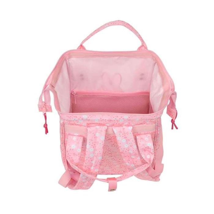 Safta Mochila con Asas para Portátil 13 pulgadas, Colección Miffy Flores, Diseño Floral, 400x270x190 mm 3 Safta Mochila con Asas para Portátil 13 pulgadas, Colección Miffy Flores, Diseño Floral, 400x270x190 mm 3