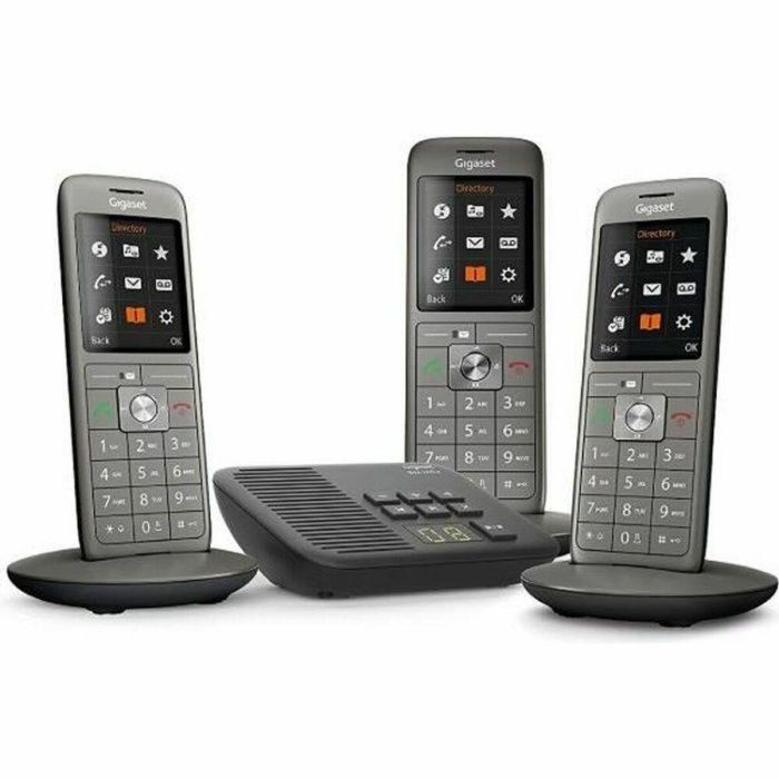 Gigaset CL 660 A Trio Teléfono Fijo con Contestador Automático 55min, Pantalla Color 2.4", Agenda 400 Contactos, Base Modular, Antracita