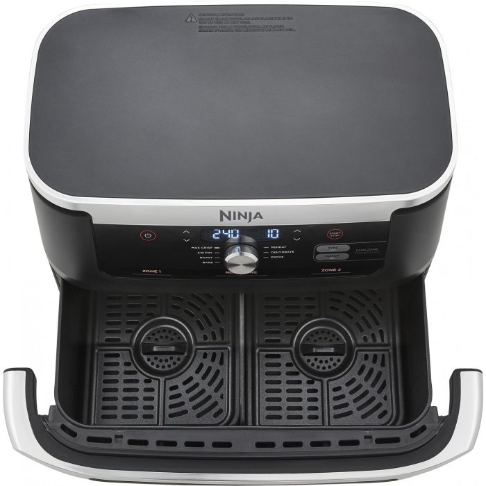 Ninja AF500EU Foodi FlexDrawer Freidora de Aire Caliente 10.4L Doble Zona 8 Personas Hornea Asa Deshidrata 3 Ninja AF500EU Foodi FlexDrawer Freidora de Aire Caliente 10.4L Doble Zona 8 Personas Hornea Asa Deshidrata 3