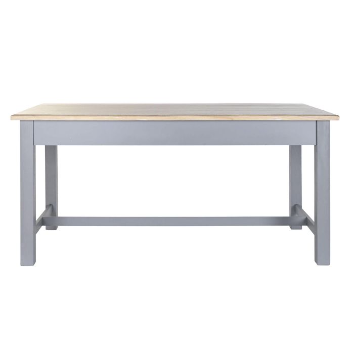 DKD Home Decor Mesa Comedor Victoria Tradicional de Paulownia y MDF Gris y Natural 161.5x81.5x78 cm 4 DKD Home Decor Mesa Comedor Victoria Tradicional de Paulownia y MDF Gris y Natural 161.5x81.5x78 cm 4