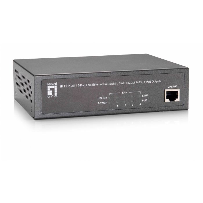Switch 5x FE FEP-0511 65W 4xPoE 1