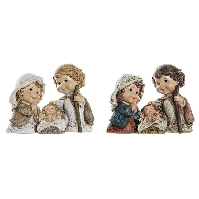 Belén de Navidad DKD Home Decor Resina Multicolor (16 x 9 x 12 cm) (2 Unidades) Belén de Navidad DKD Home Decor Resina Multicolor (16 x 9 x 12 cm) (2 Unidades)