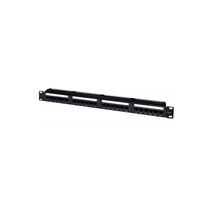 AISENS - PATCH PANEL DE 24 PUERTOS RJ45 CAT.6 UTP, 19 1U DUAL IDC, NEGRO 0 AISENS - PATCH PANEL DE 24 PUERTOS RJ45 CAT.6 UTP, 19 1U DUAL IDC, NEGRO 0
