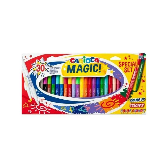 Carioca Rotuladores Mágicos Colores Surtidos Estuche 30 Ud