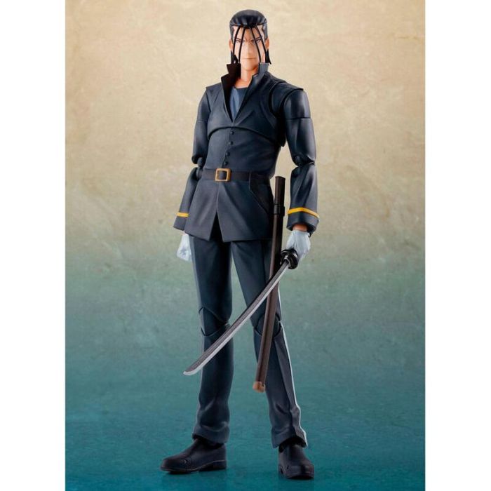 TAMASHII NATIONS Figura S.H. Figuarts Hajime Saito Rurouni Kenshin: Meiji Swordsman Romantic Story Articulada 16,5cm