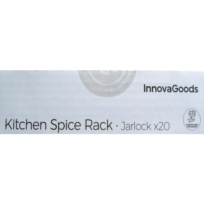 Organizador de Especias Adhesivo y Divisible Jarlock x20 InnovaGoods 9 Organizador de Especias Adhesivo y Divisible Jarlock x20 InnovaGoods 9