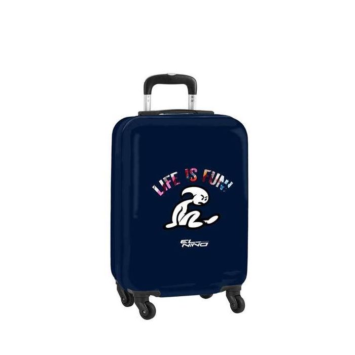 Safta Trolley Cabina 20'' El Niño 'Life Is Fun' - Maleta de cabina con ruedas 360°, cierre de seguridad y asa extensible 4 Safta Trolley Cabina 20'' El Niño 'Life Is Fun' - Maleta de cabina con ruedas 360°, cierre de seguridad y asa extensible 4