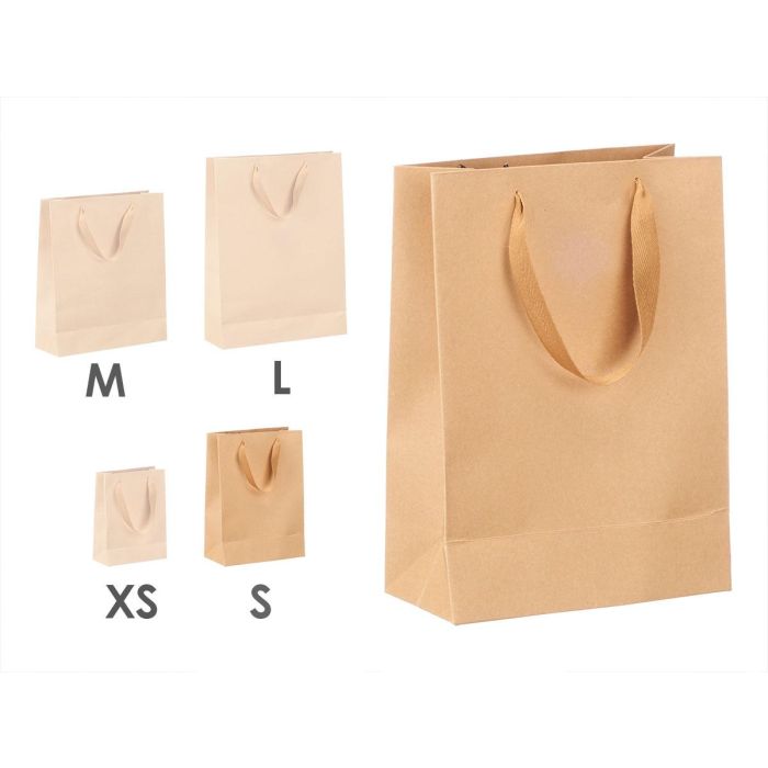 Bolsa de Papel Kraft Lisa Pequeña Pincello 28x20 cm - Marrón (48 Unidades) Bolsa de Papel Kraft Lisa Pequeña Pincello 28x20 cm - Marrón (48 Unidades)