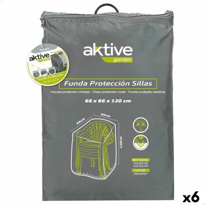 Funda para Silla Aktive 66 x 120 x 66 cm (6 Unidades) Funda para Silla Aktive 66 x 120 x 66 cm (6 Unidades)