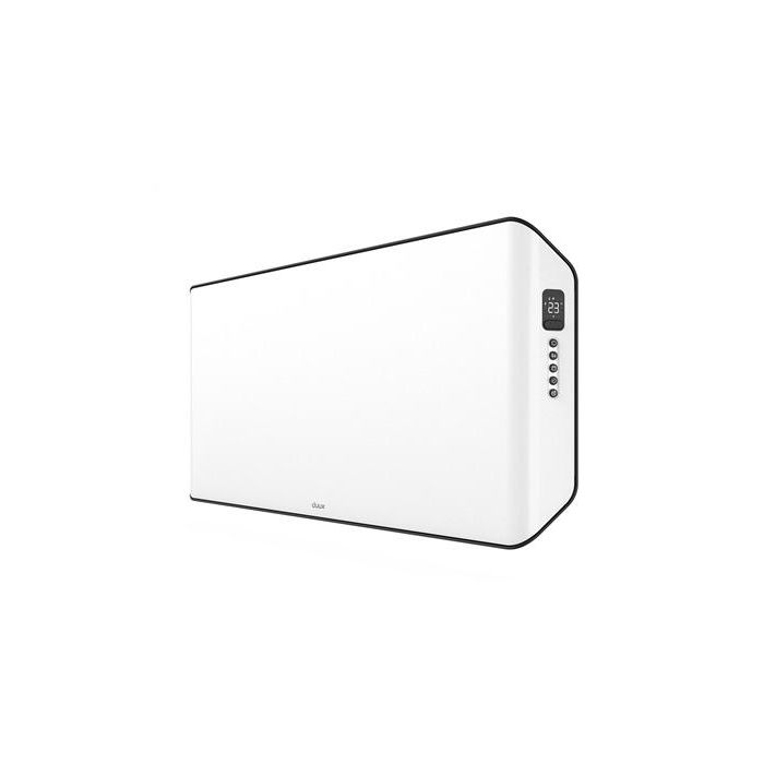 Duux DXCH15 Calefactor Edge Smart 2.000W Blanco, Calentamiento por Convección Rápida, Resistente a Salpicaduras IP24, Control Inteligente y Temporizador 8
