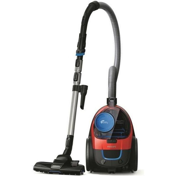 PHILIPS FC9330 / 09 Aspiradora compacta sin bolsa PowerPro - 650W - 79 dB - A - Rojo PHILIPS FC9330 / 09 Aspiradora compacta sin bolsa PowerPro - 650W - 79 dB - A - Rojo