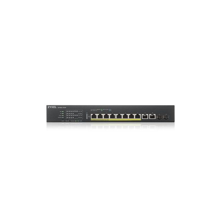 Zyxel XS1930-12HP-ZZ0101F switch Gestionado L3 10G Ethernet (100/1000/10000) Energía sobre Ethernet (PoE) Negro 1