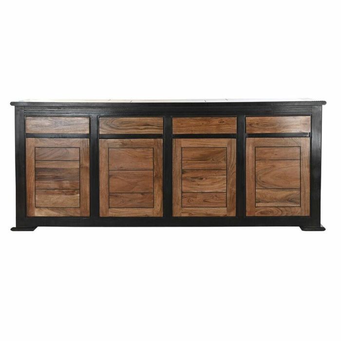 Buffet DKD Home Decor Negro Negro 45 x 86 x 200 cm 3 Buffet DKD Home Decor Negro Negro 45 x 86 x 200 cm 3