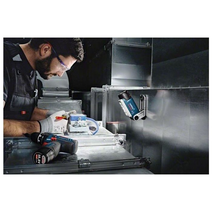 Bosch Professional GLI 12V-330 Lámpara Inalámbrica LED 12V Potente con 10 Leds | Linterna Trabajo Compacta Sin Batería 1