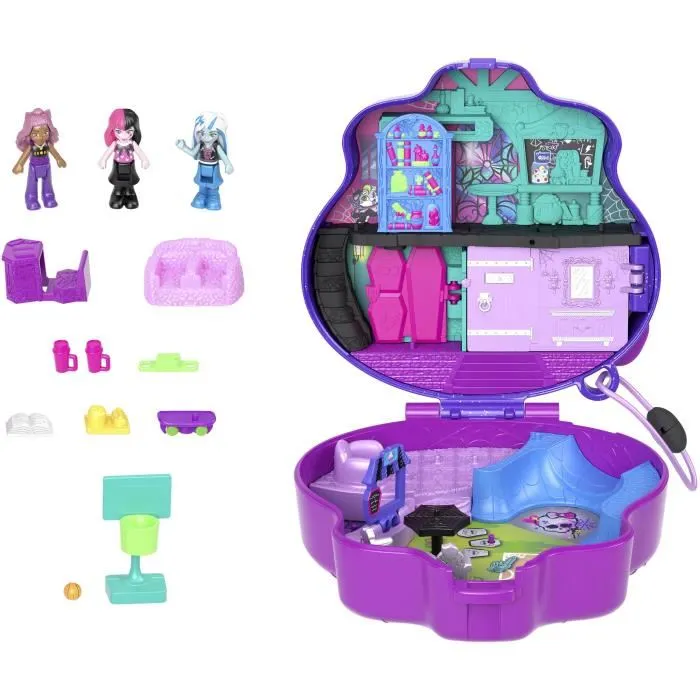 Polly Pocket Caja Monster High HVV58 2