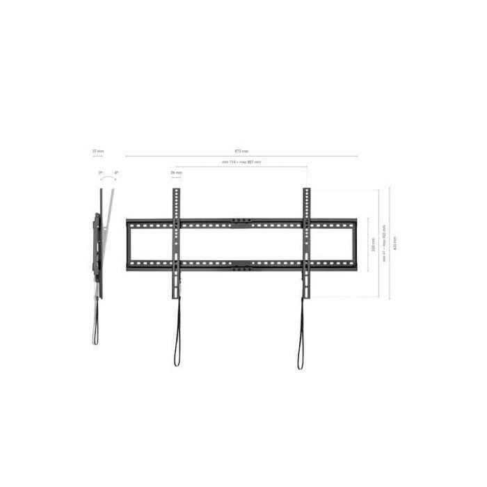 AISENS - SOPORTE ECO INCLINABLE PARA MONITOR/TV 75KG DE 37-90, NEGRO 2 AISENS - SOPORTE ECO INCLINABLE PARA MONITOR/TV 75KG DE 37-90, NEGRO 2