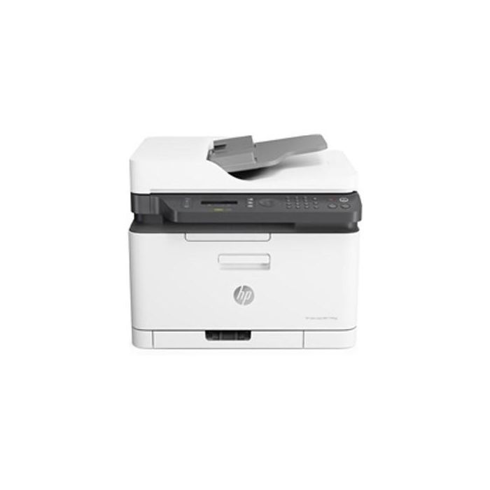 HP 4ZB97A Multifunción Láser Color Impresora, Copiadora, Escáner y Fax con WiFi, ADF - Blanca 1