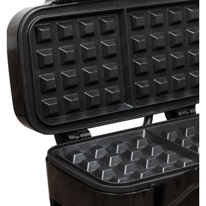 Little Balance 8368 Speed'n Mixt 1200 - Plancha Gofres & Parrilla 2 en 1, 1200W, Acero Inoxidable, Placas Intercambiables, Apertura 180° 4 Little Balance 8368 Speed'n Mixt 1200 - Plancha Gofres & Parrilla 2 en 1, 1200W, Acero Inoxidable, Placas Intercambiables, Apertura 180° 4