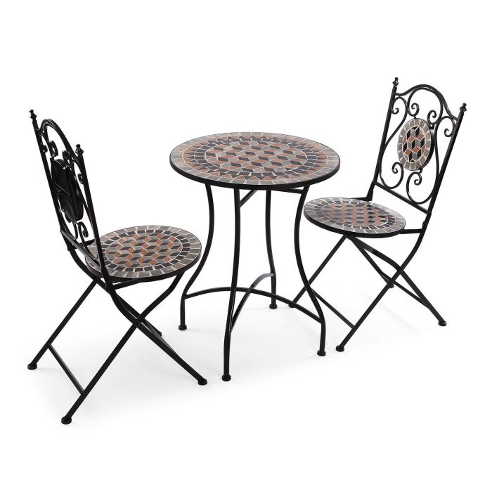 Set Mesa y 2 Sillas Navia Versa 60x71 cm - Metal Set Mesa y 2 Sillas Navia Versa 60x71 cm - Metal