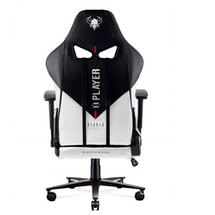 Silla Gaming Diablo Chairs DiabloX-PLAYER 2.0 Blanco Negro 9 Silla Gaming Diablo Chairs DiabloX-PLAYER 2.0 Blanco Negro 9