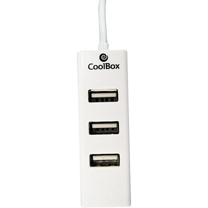 Coolbox Hub USB 2.0 4 Puertos, Distribuidor de Puertos USB, Plug & Play 1 Coolbox Hub USB 2.0 4 Puertos, Distribuidor de Puertos USB, Plug & Play 1