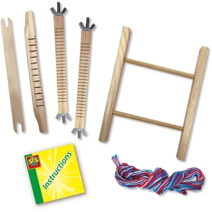 Ses Creative Set de Tejido con Hilos de Diferentes Colores - Incluye 60 metros de Hilo para Crear Diseños Coloridos 1 Ses Creative Set de Tejido con Hilos de Diferentes Colores - Incluye 60 metros de Hilo para Crear Diseños Coloridos 1