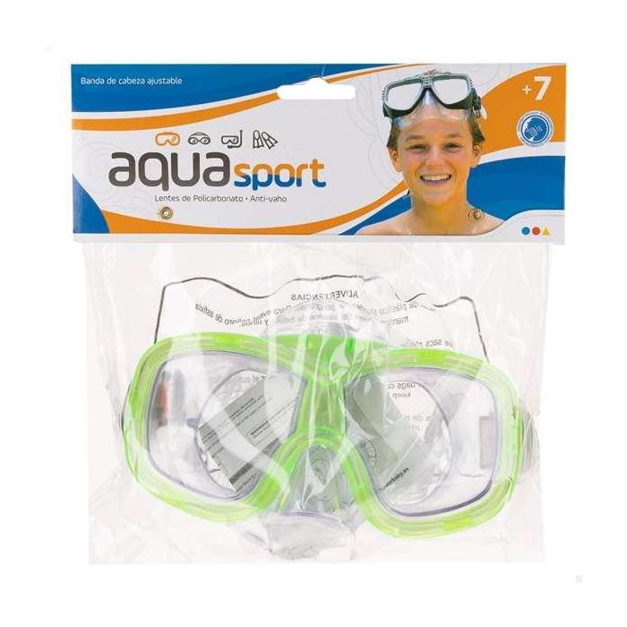 Gafa buceo policarbonato antivaho 19,5x7x20,5 cm (+ 7 años) - modelos surtidos Gafa buceo policarbonato antivaho 19,5x7x20,5 cm (+ 7 años) - modelos surtidos