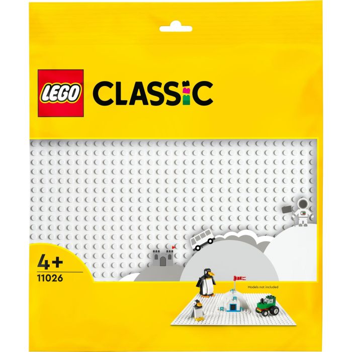 LEGO 11026 Classic Placa de Construcción Blanca 32x32 Base para construir, ensamblar y exhibir