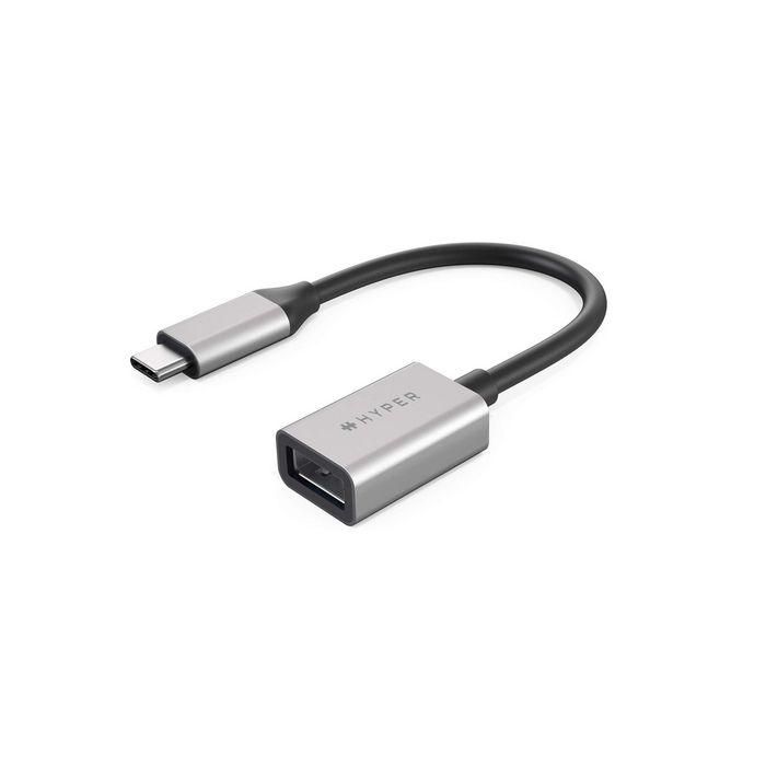 Hyper USB-C to USB-A 10Gbps adapter, USB-A 3.1 Gen 2, 27x17.6x10.2mm, 20g Hyper USB-C to USB-A 10Gbps adapter, USB-A 3.1 Gen 2, 27x17.6x10.2mm, 20g