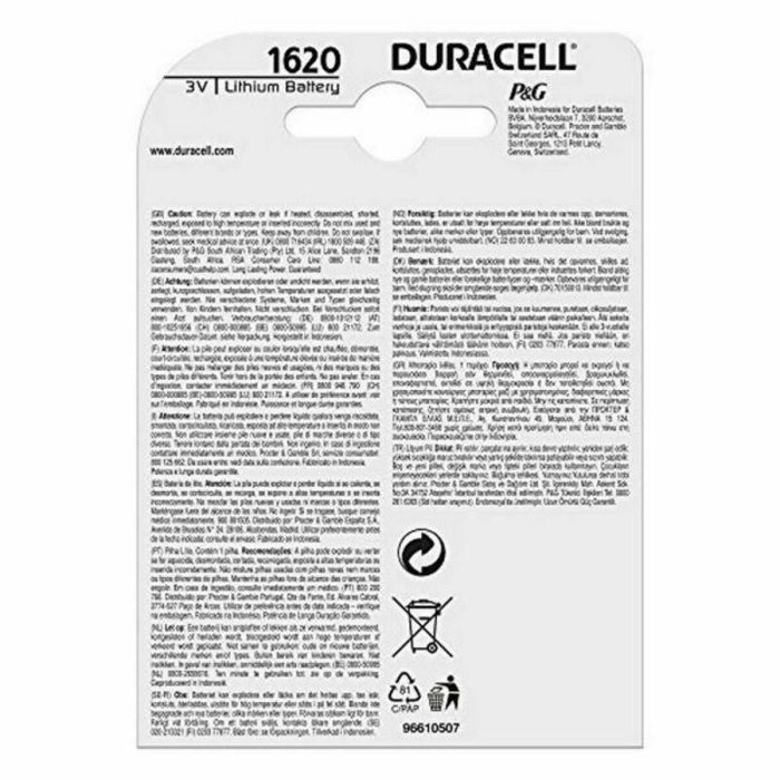 Pila de Botón de Litio DURACELL 3V (10 Unidades) 10 Pila de Botón de Litio DURACELL 3V (10 Unidades) 10