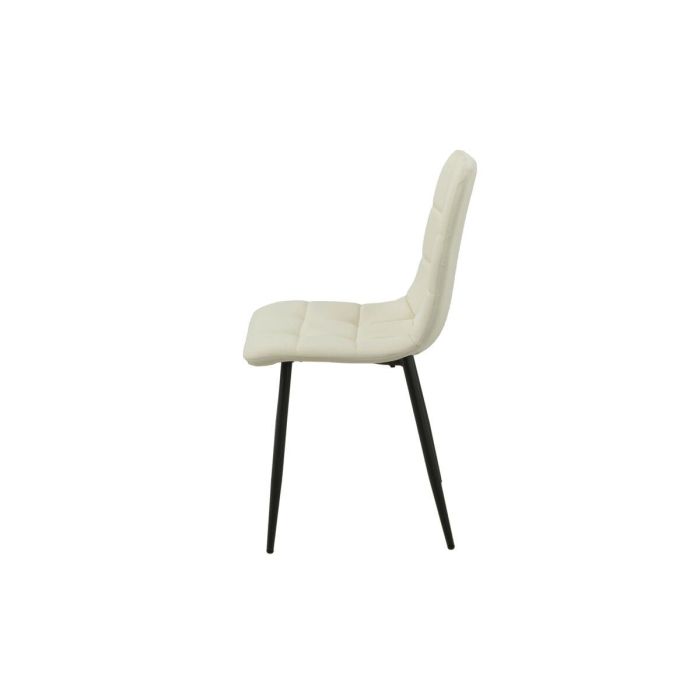 Silla Romimex Blanco Terciopelo Metal 45 x 89 x 55 cm 3