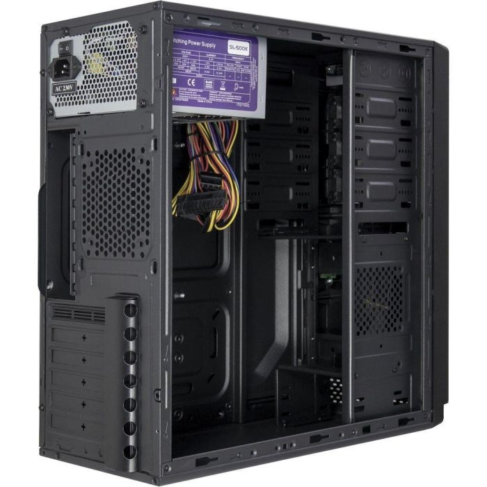 Inter-Tech IT-5916 Torre PC Midi con Fuente 500W, compatible ATX/micro ATX, USB 3.2 Gen 1 6