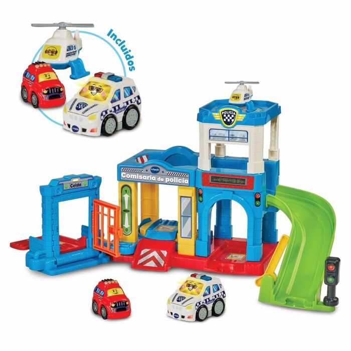 Comisaría de policía tut tut bólidos con 3 vehiculos incluidos. 28x11,6x27,9 cm 5 Comisaría de policía tut tut bólidos con 3 vehiculos incluidos. 28x11,6x27,9 cm 5