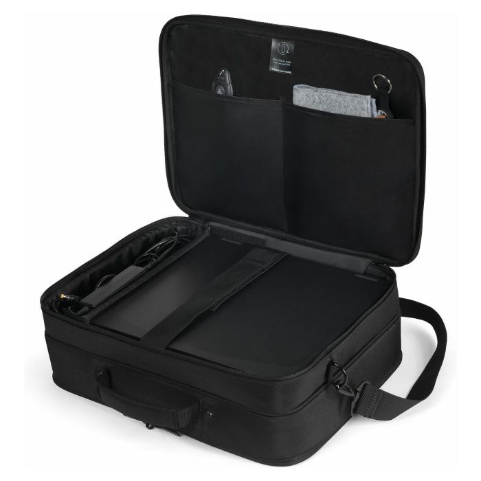Maletín para Portátil Dicota D32032-RPET Negro 16"