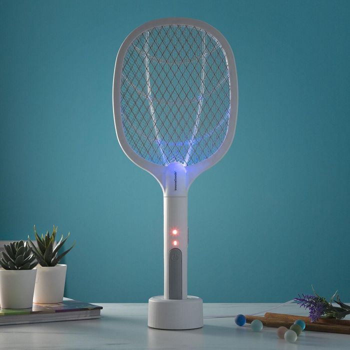 Raqueta Matainsectos Recargable con Luz UV 2 en 1 KL Rak InnovaGoods 14 Raqueta Matainsectos Recargable con Luz UV 2 en 1 KL Rak InnovaGoods 14