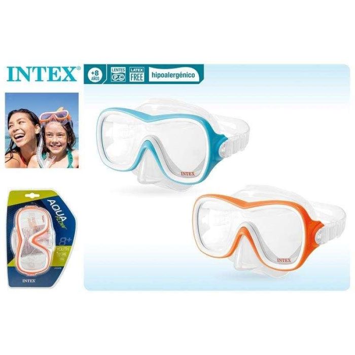 Intex Wave Rider Gafa de Buceo Silicona para Niños (+8 años) - Modelos Surtidos 5 Intex Wave Rider Gafa de Buceo Silicona para Niños (+8 años) - Modelos Surtidos 5