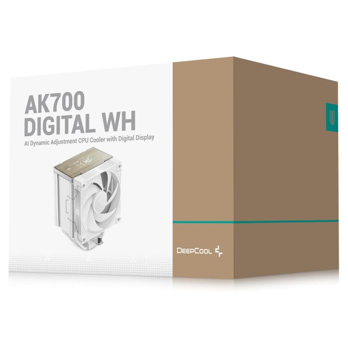 Deepcool AK700 DIGITAL WH Refrigerador de aire 12 cm Blanco con pantalla incorporada 8