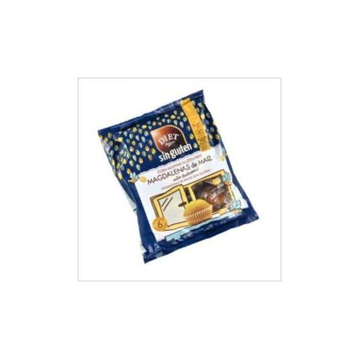 DIAT Magdalenas de Maíz Sin Gluten 6 Unidades
