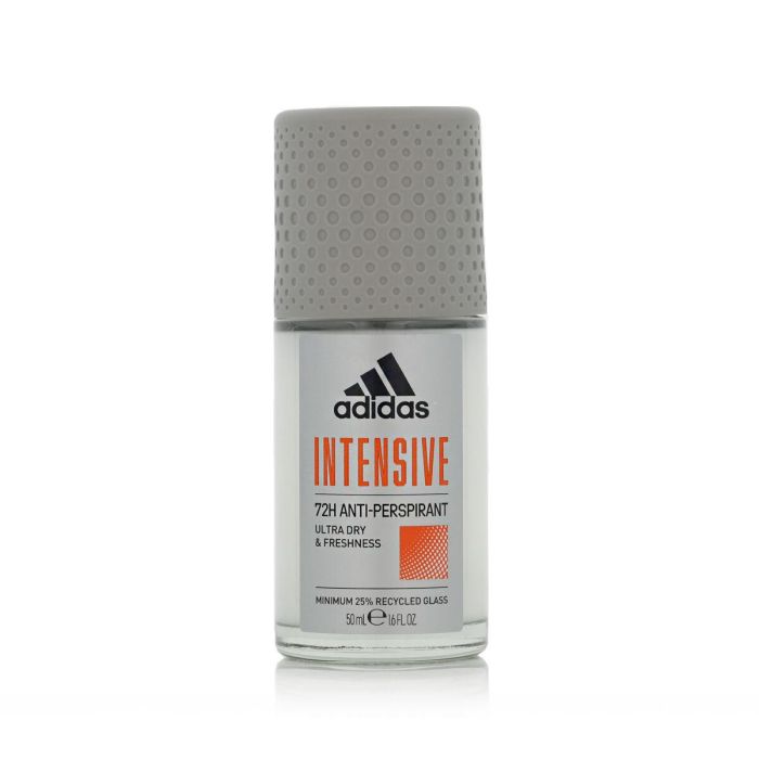 Adidas Intensive Anti-Perspirant 72H desodorante roll-on unisex 50 ml – Protección duradera sin alcohol