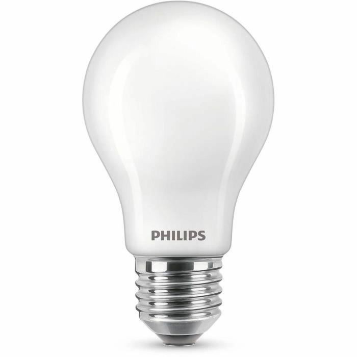 Philips Bombilla LED Equivalente 75W E27 Blanco frío no regulable, vidrio, juego de 2