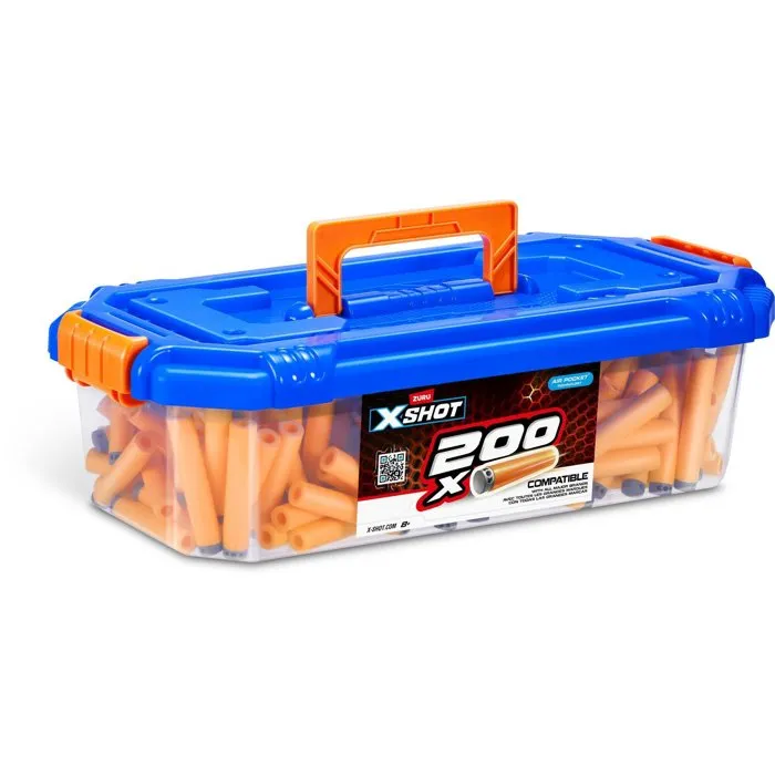 Zuru XSHOT Darts Barrel 200 ZUR4894680022492 - 200 Dardos de Bolsillo de Aire Compatibles 2