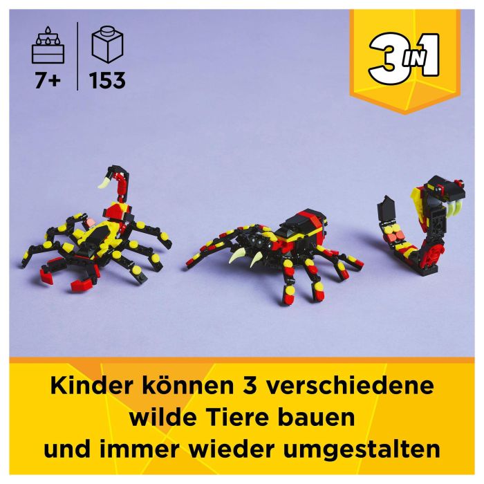 Lego Juego de Construccion Fauna Salvaje Araña Misteriosa Creator
